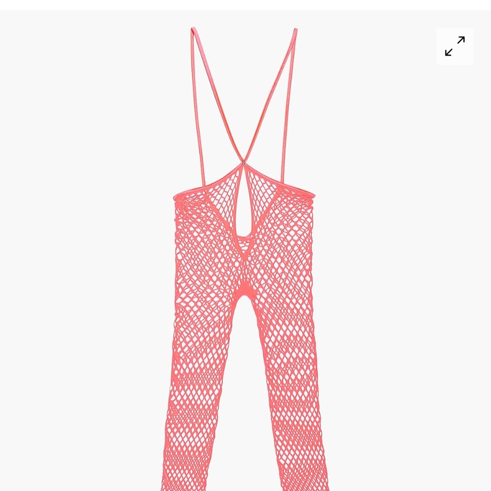 Pink Fishnet Bodysuit